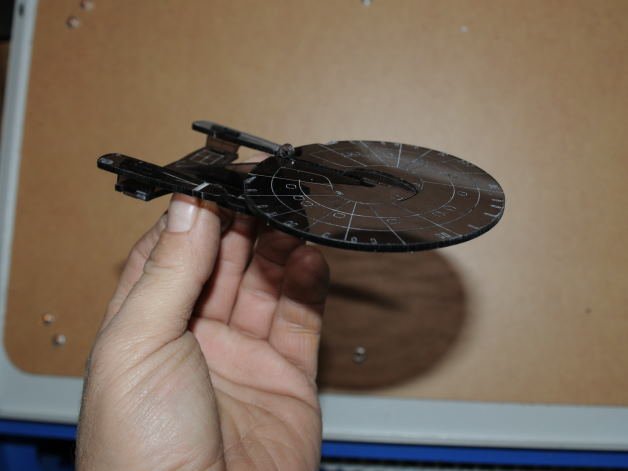 Макет Чертеж USS Enterprise для лазерной резки вариант 1