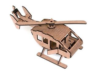 Интересный макет Чертёж для лазерной резки вертолёта M1 формат DXF материал  МДФ толщина 42 мм