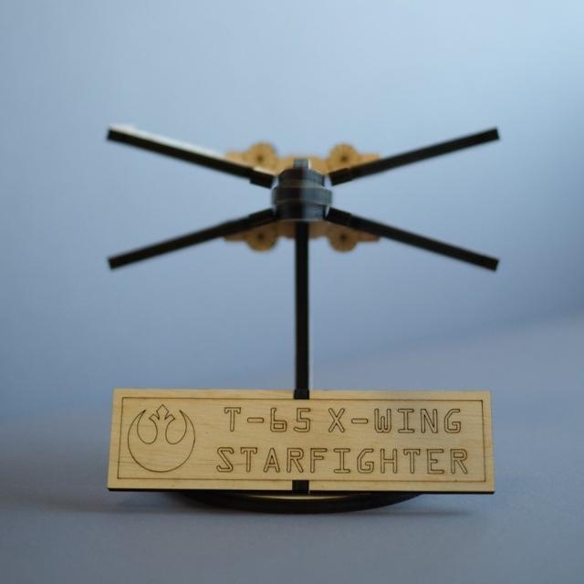 Макет Чертёж для лазерной резки истребитель X-wing из Звёздных войн — изображение 5