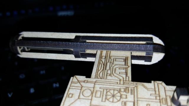 Макет Чертёж для лазерной резки истребитель Y-wing из Звёздных войн — изображение 3