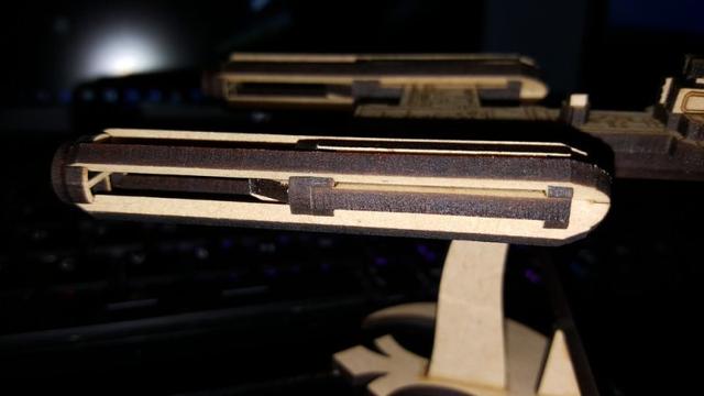 Макет Чертёж для лазерной резки истребитель Y-wing из Звёздных войн — изображение 6