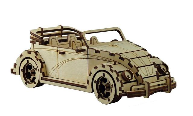 Макет Чертёж для лазерной резки кабриолета Vw Fusca