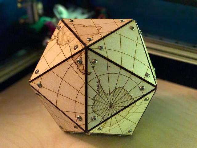 Макет Чертёж для лазерной резки карты Даймаксион DXF-файл — изображение 2