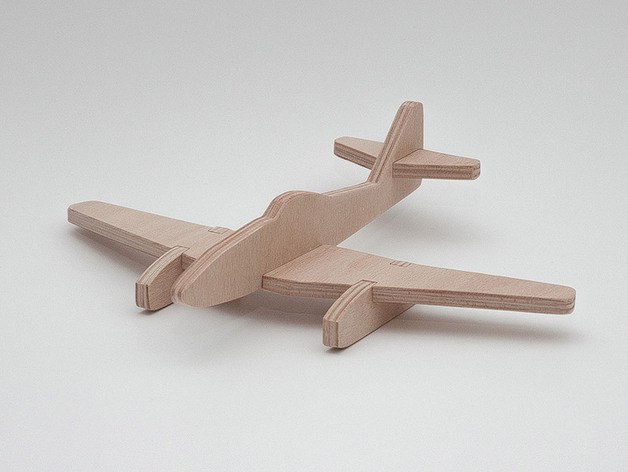 Макет Чертёж для лазерной резки модели Messerschmitt Me 262 формат DXF
