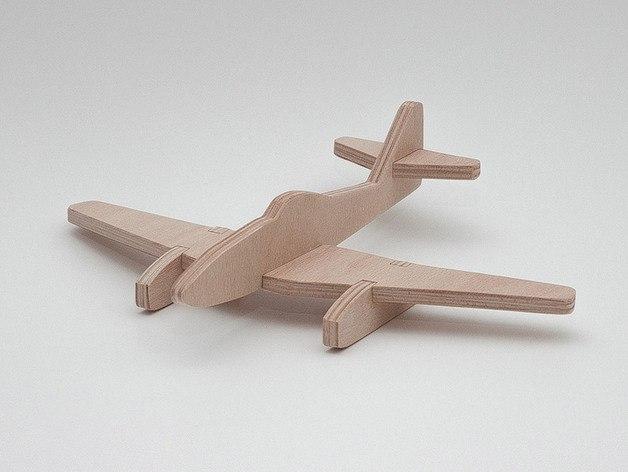 Макет Чертёж для лазерной резки модели Messerschmitt Me 262 формат DXF