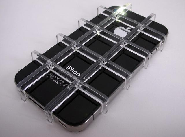 Макет Чертёж для лазерной резки чехла iPhone 4 — изображение 2