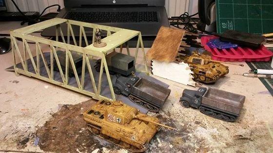 Макет Чертёж для лазерной резки 28-мм ферменного моста для станка — изображение 2