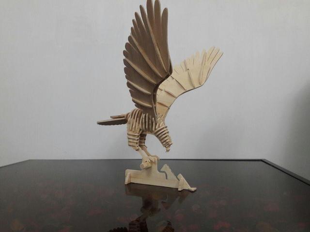 Макет Чертёж для лазерной резки 3D-головоломка Ястреб формат dxf
