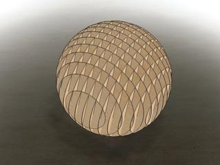 Интересный макет Чертёж для лазерной резки 3D-головоломка Paperball