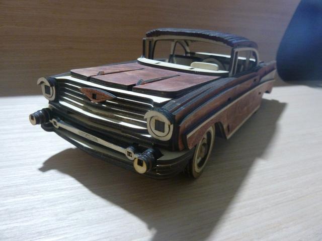 Макет Чертёж для лазерной резки Chevrolet Bel Air 1957