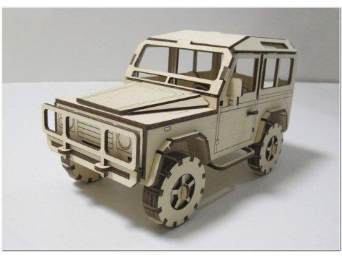 Макет Чертёж для лазерной резки Land Rover Defender формат dxf