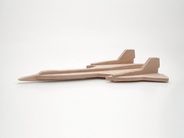 Макет Чертёж для лазерной резки Lockheed SR-71 Blackbird модель для станка 6 мм файл DXF