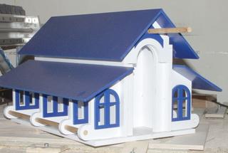 Интересный макет Чертёж для лазерной резки casa-aves в формате dxf