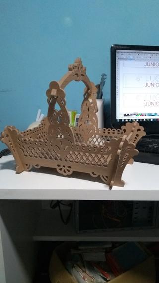 Интересный макет Чертёж для лобзикового станка корзина с фруктами