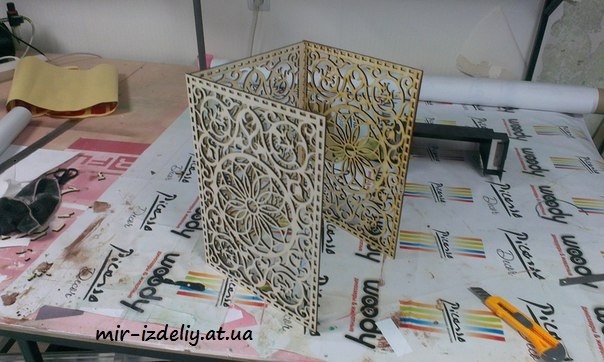Макет Чертёж для станка лампа DXF-файл