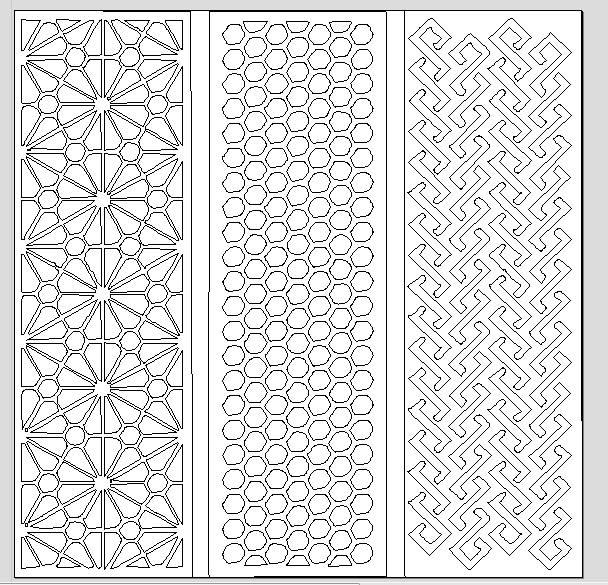 Макет Чертёж для станка трёхстворчатого сепаратора DXF-файл