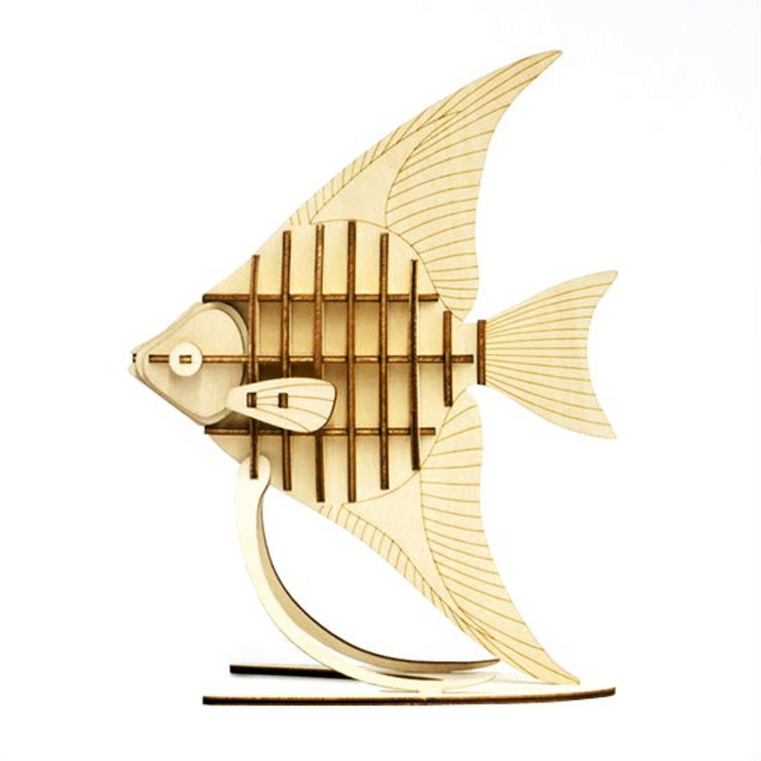 Макет Чертёж для станка Fish mehta формат dxf