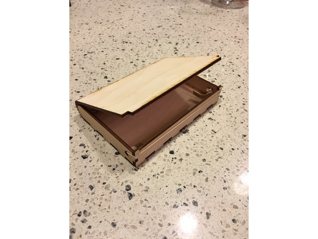 Макет Чертёж для станка Flex box v02 формат dxf