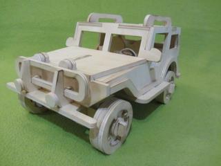 Интересный макет Чертёж для станка Jeep в формате dxf