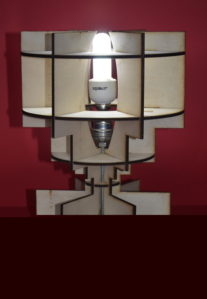 Макет Чертёж для станка Lari lamp формат dxf вариант 1