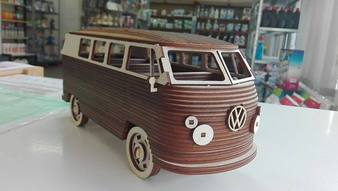 Макет Чертёж для станка VW Camper Van