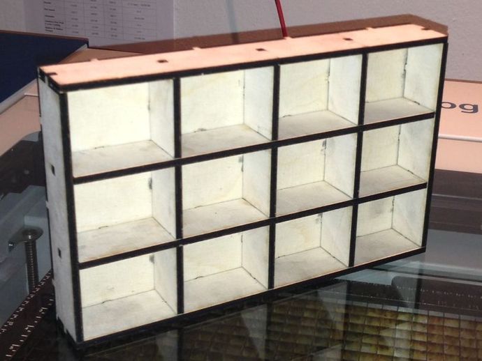 Макет Чертёж для станка seed box формат dxf