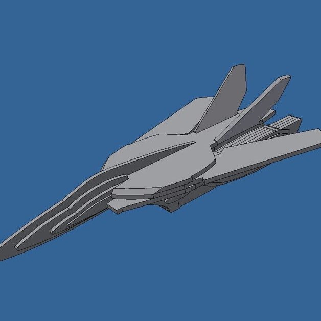 Макет Чертёж игрушечного самолёта для лазерной резки формат dxf вариант 1