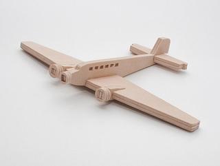Интересный макет Чертёж модели Junkers Ju 52 для лазерной резки формат dxf