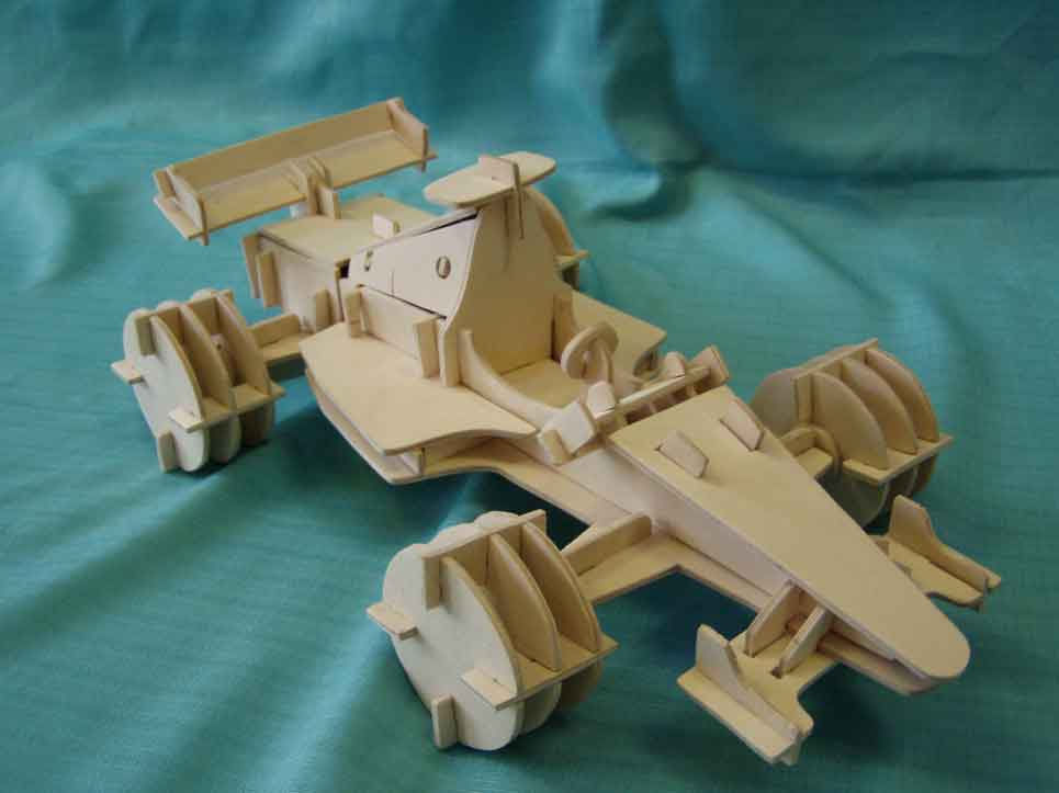 Макет Чертёж формулы-1 для лазерной резки DXF-файл