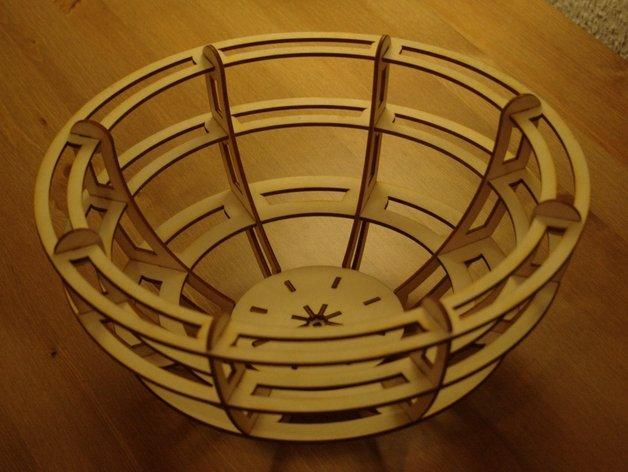 Макет Чертёж чаши для лазерной резки формат dxf — изображение 2