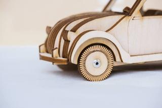 Интересный макет Чертёж Citroen 2CV для лазерной резки DXF-файл
