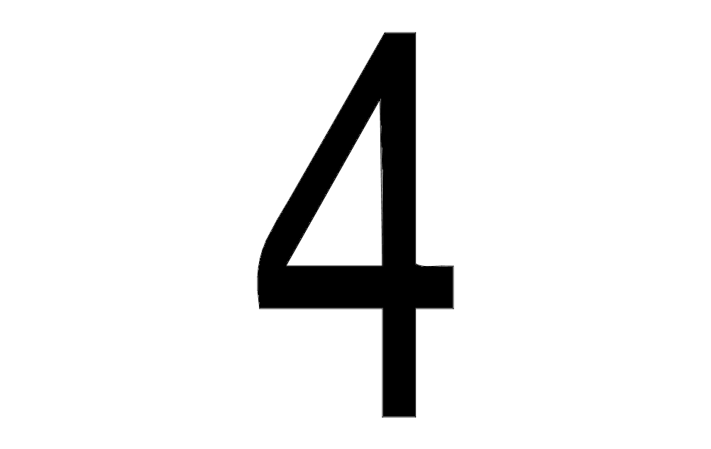 Макет Чертёж Number 4 для станка