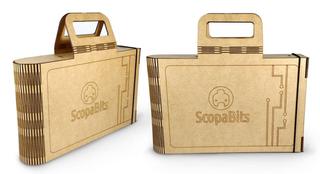 Интересный макет Чехол для скоба-битов для лазерной резки