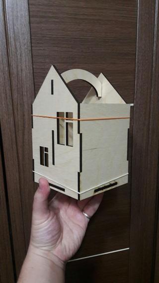 Интересный макет Шаблон для держателя ручки предназначенный для лазерной резки