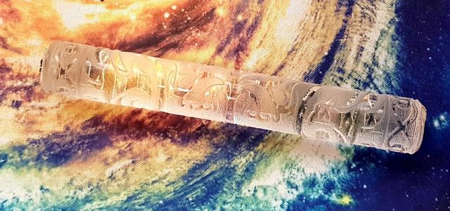 Макет Шаблон для лазерной гравировки на изогнутой поверхности файл dxf