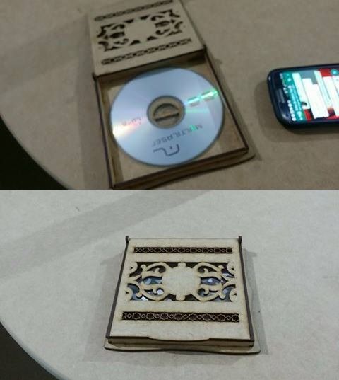 Макет Шаблон для обложки CD макет для лазерной резки