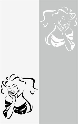 Интересный макет Шаблон для пескоструйной обработки Miss beauty
