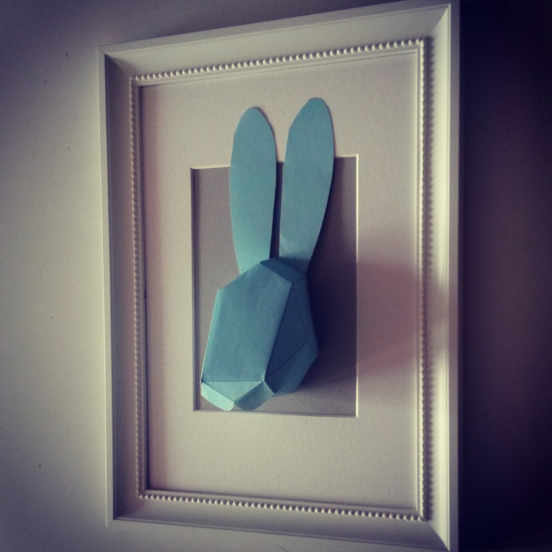 Макет Шаблон для сборки 3D-модели кролика методом papercraft в формате PDF макет для станка