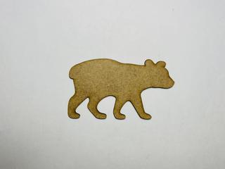 Интересный макет Шаблон медвежонка для лазерной резки по дереву