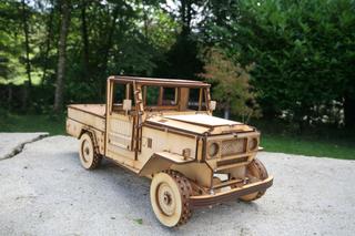 Интересный макет Шаблон 3D-пазла Toyota Land Cruiser BJ-44 для лазерной резки