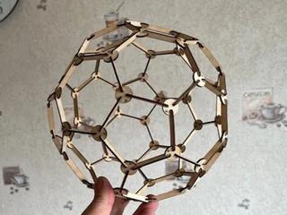 Интересный макет Шарик для лазерной резки