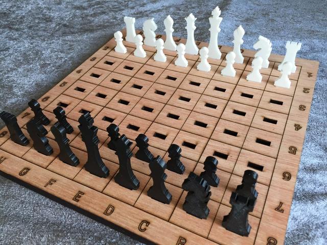 Макет Шахматная игра макет для лазерной резки — изображение 2