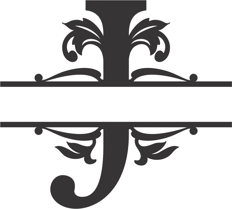 Макет Шрифт Regal split для создания макета в формате dxf для лазерной резки вариант 1