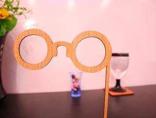 Интересный макет Шуточные очки для лазерной резки файл dxf