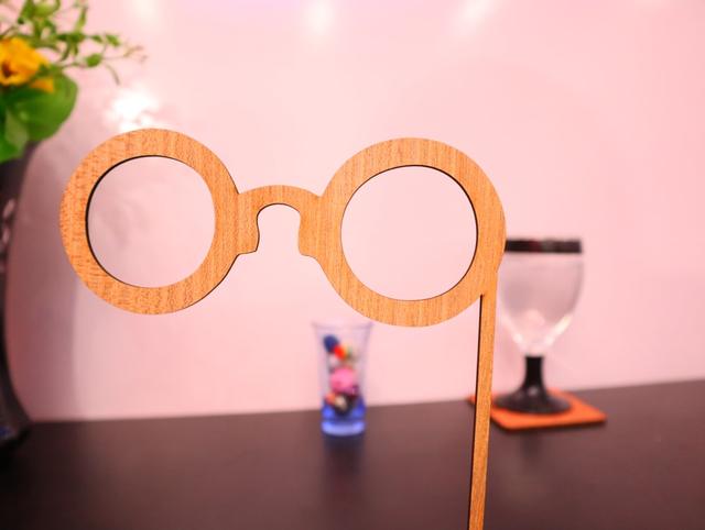Макет Шуточные очки для лазерной резки файл dxf — изображение 1