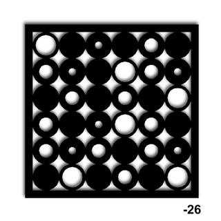 Интересный макет Экран Faya макет для станка 26 dxf файл