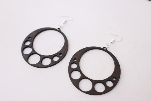 Макет Эlegant drop earrings Чертёж для лазерной резки dxf-файл — изображение 2