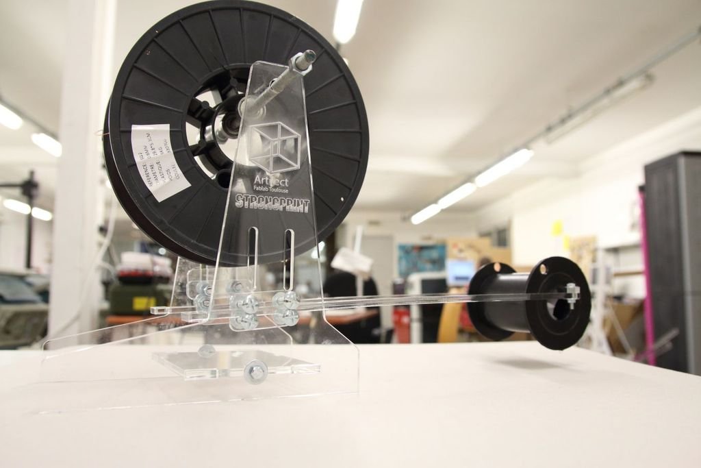 Макет держатель для катушки strongprint для лазерной резки векторный макет