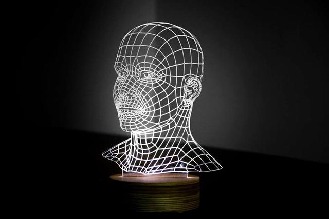 Макет 3D ночник макет для станка