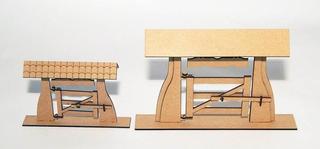 Интересный макет 3D-головоломка Ворота для лазерной резки